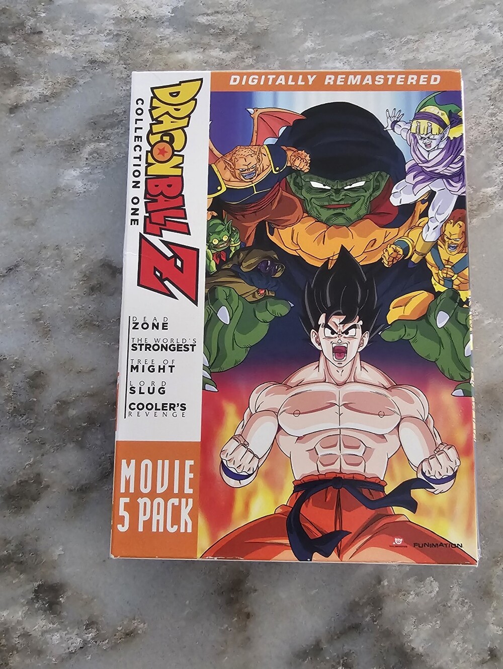 Dragon Ball Z Movie Pack Collection One DVD 5-Pack Movies 1-5 Funimation Remaste